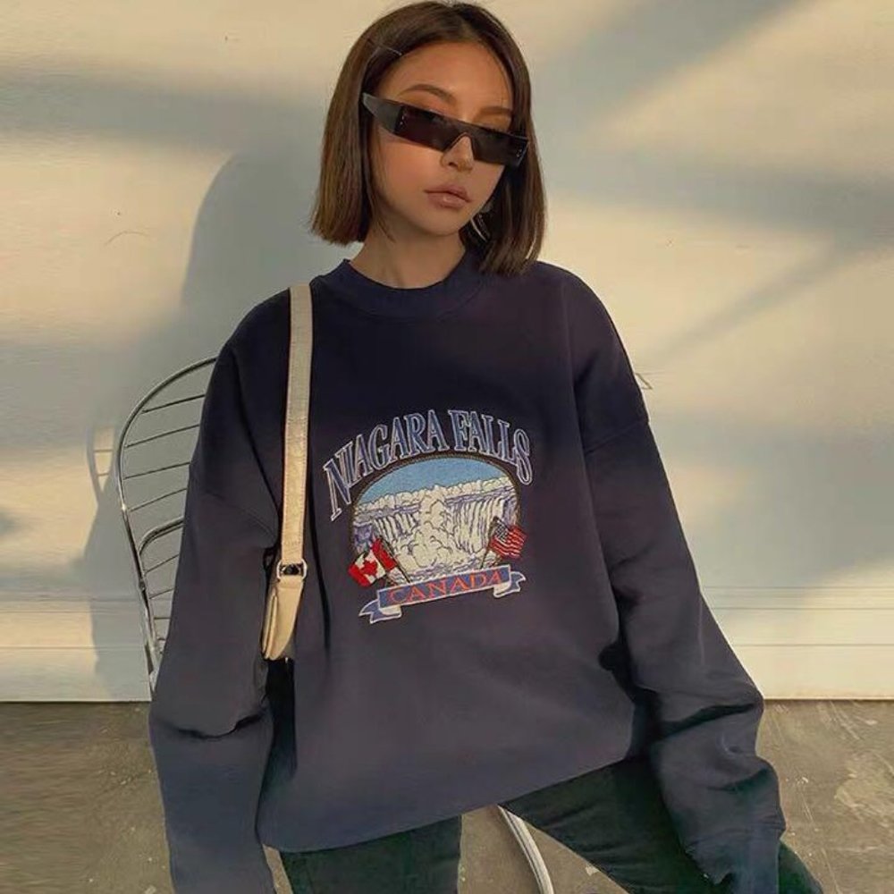 Brandy Melville Erica Niagara Falls Sweatshirt OS